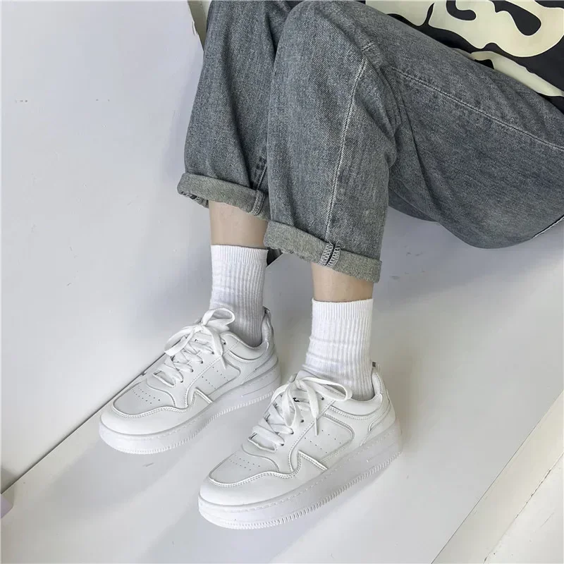 white sneakers outfit