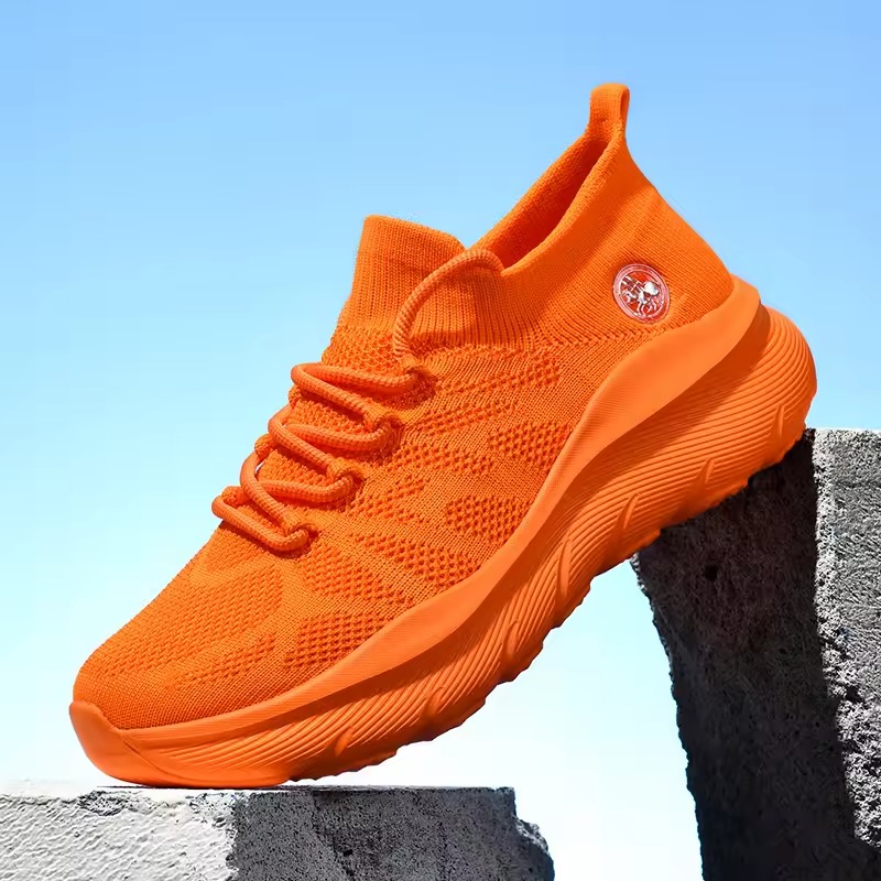 orange tennis shoes